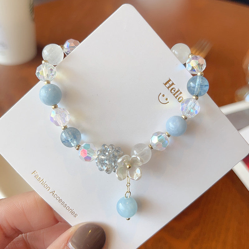 Crystal Fresh Flower Bracelet