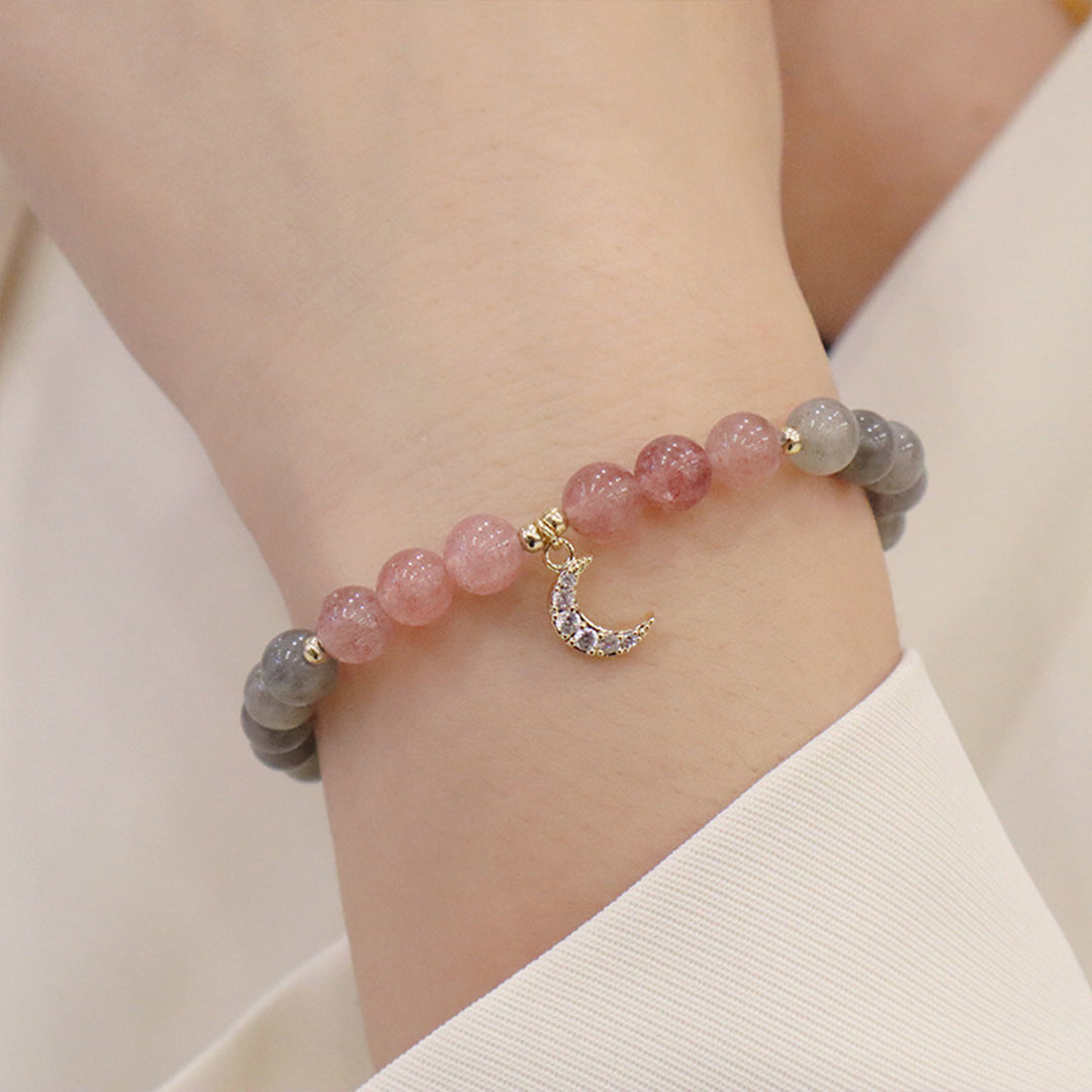 Natural Crystal Strawberry Crystal Bracelet