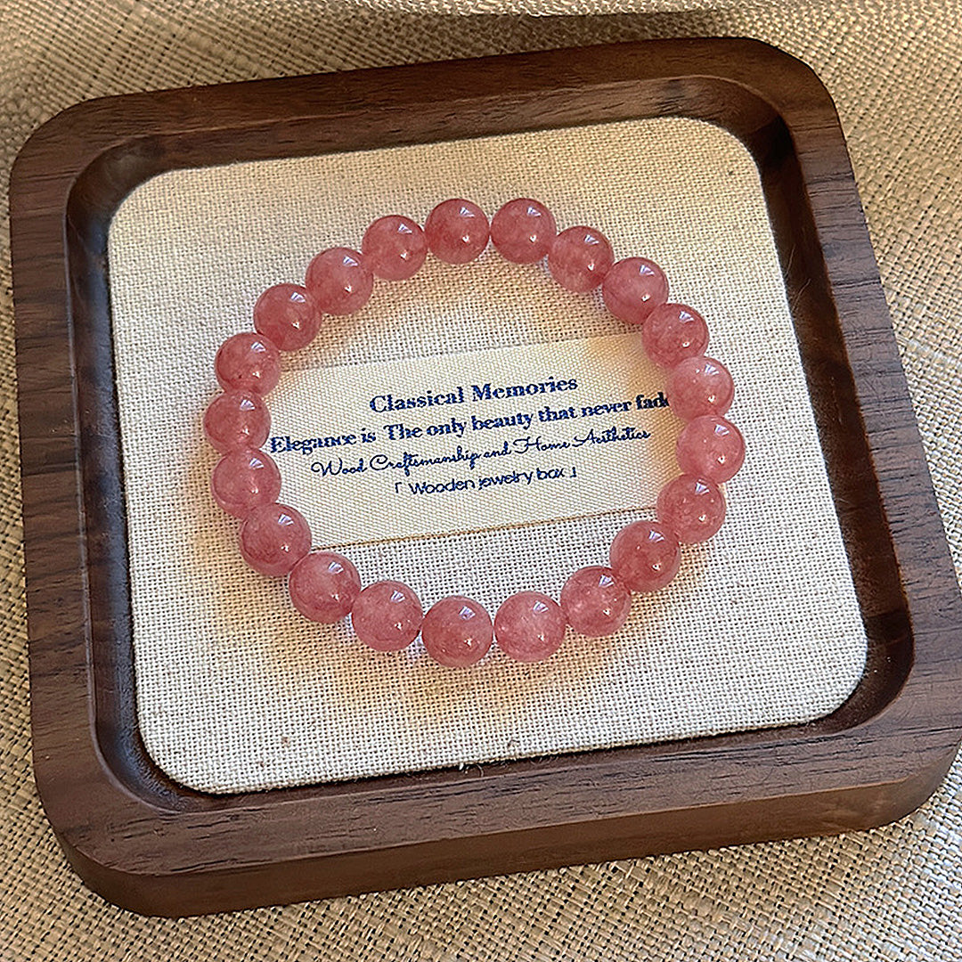 Natural stone crystal bracelet-Kunzite