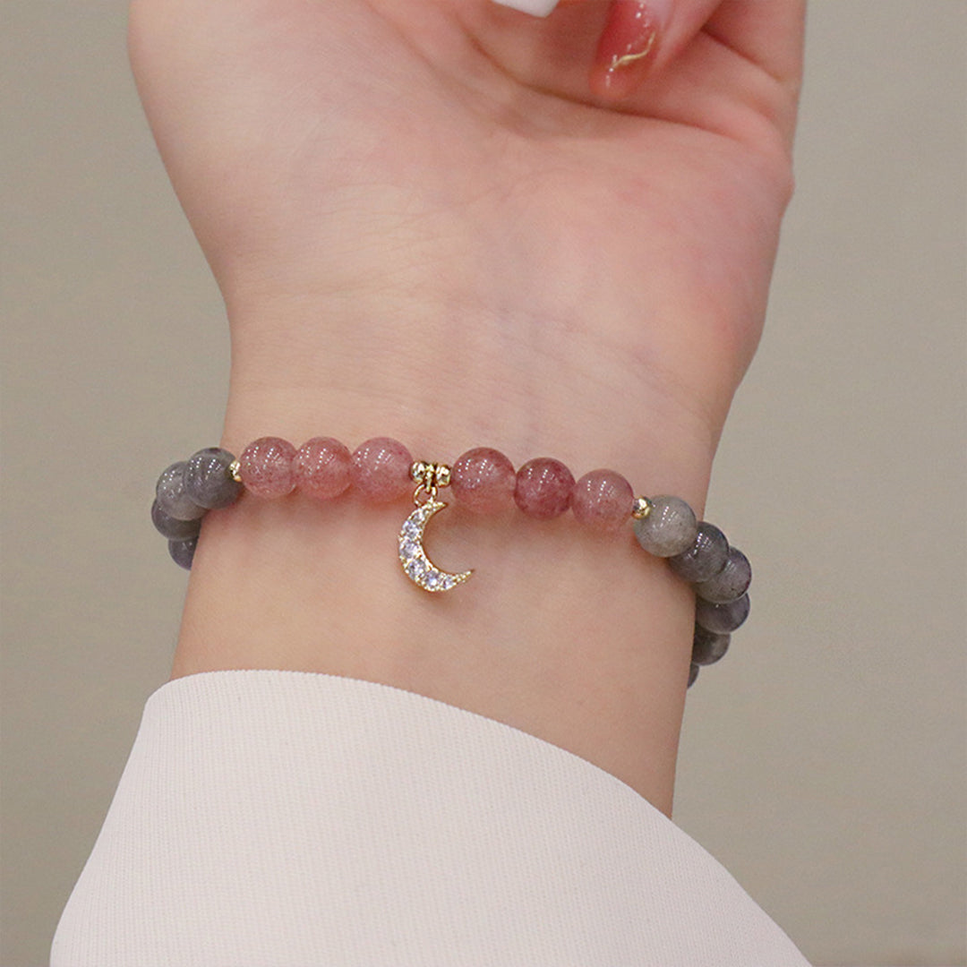 Natural Crystal Strawberry Crystal Bracelet