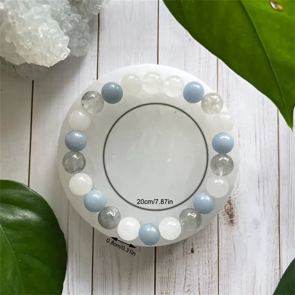 Aquamarine natural stone bracelet
