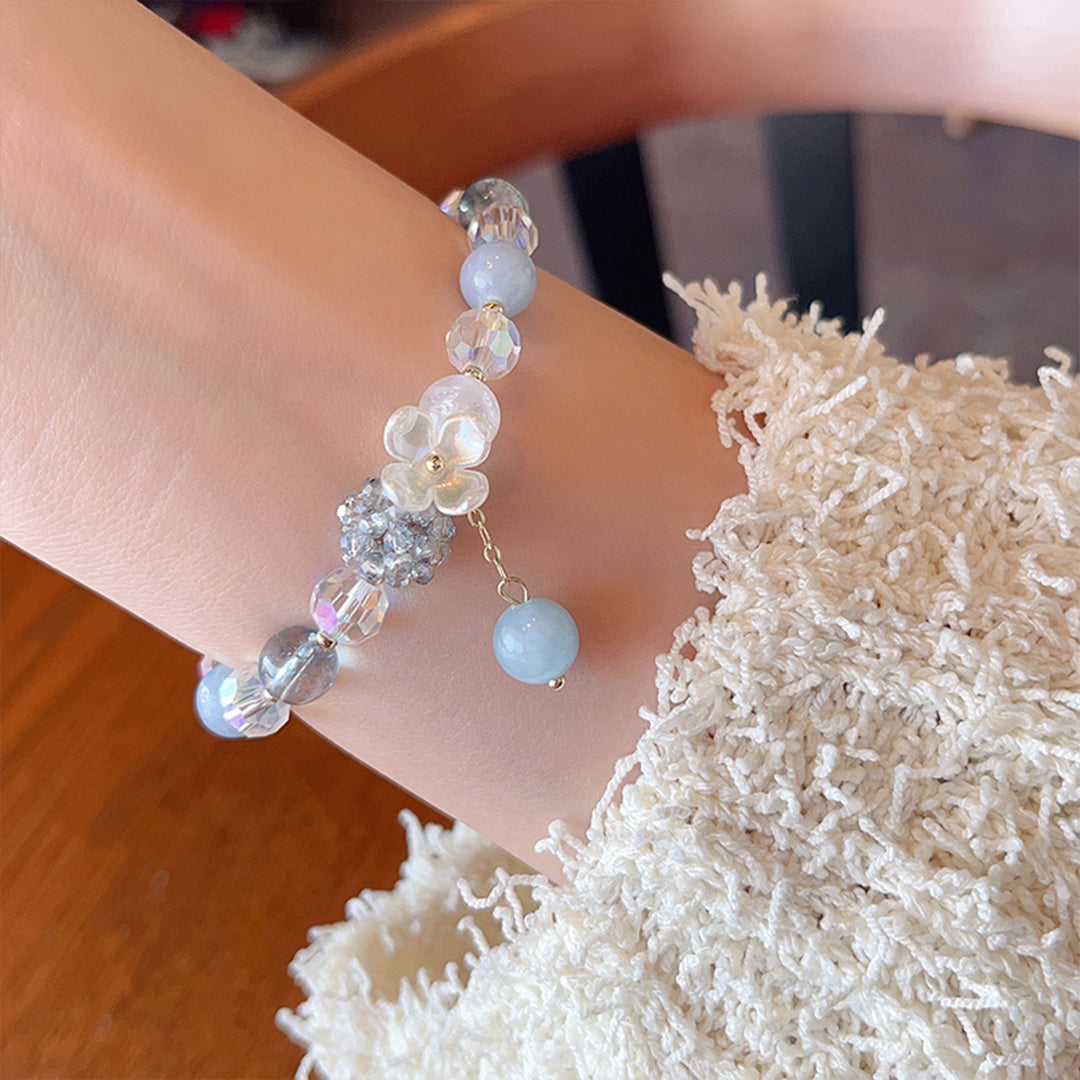 Crystal Fresh Flower Bracelet