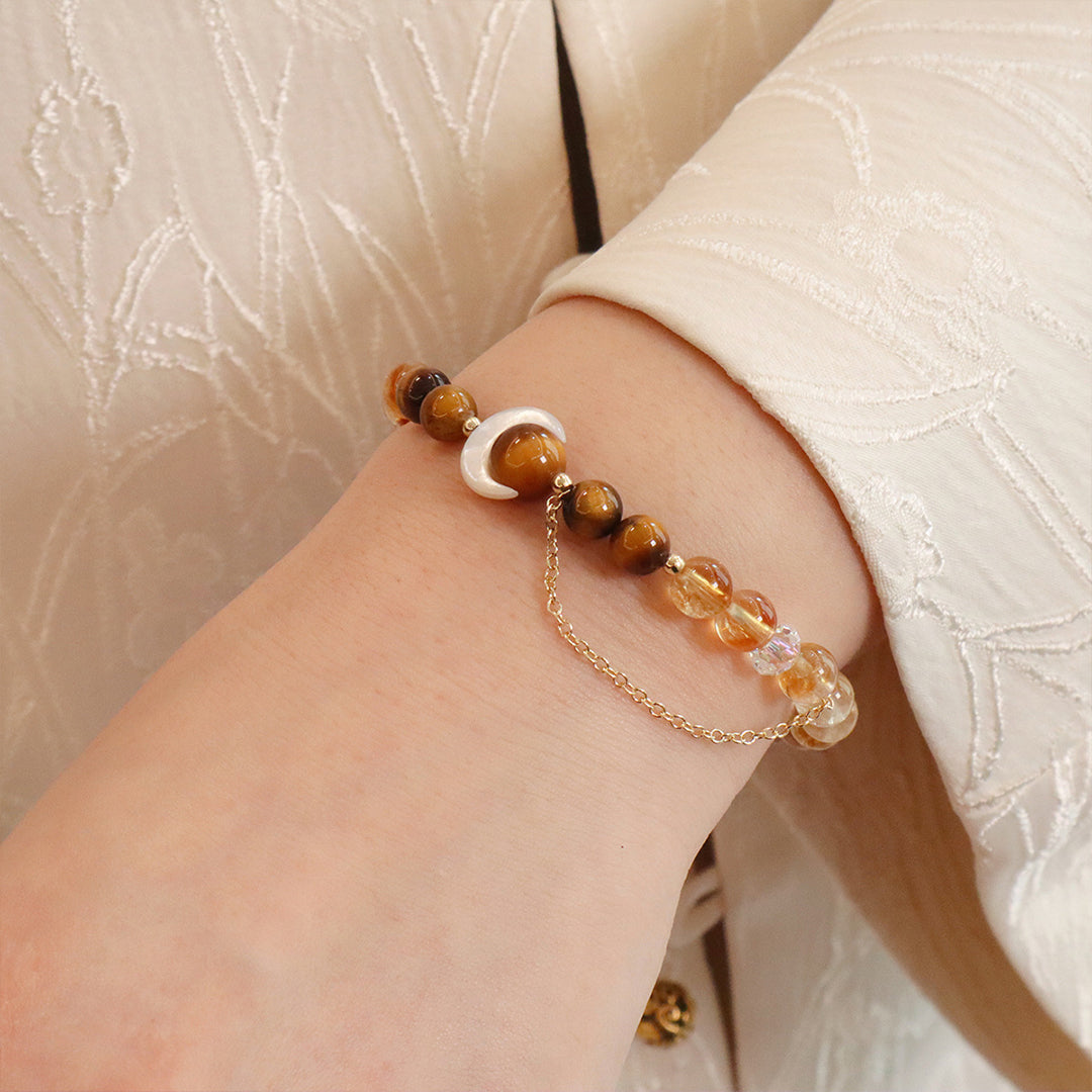 Natural crystal bracelet