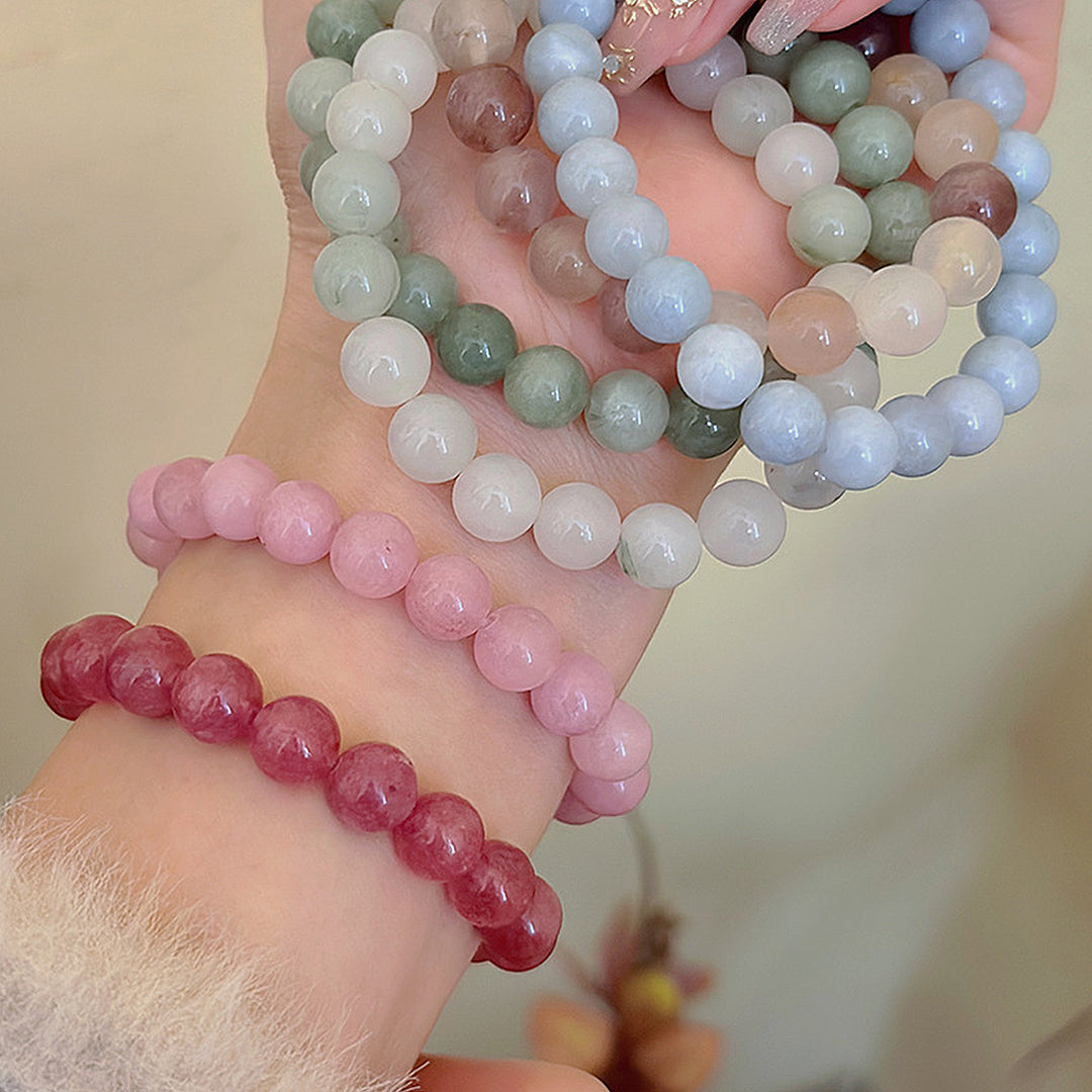 Natural stone crystal bracelet-She Taicui
