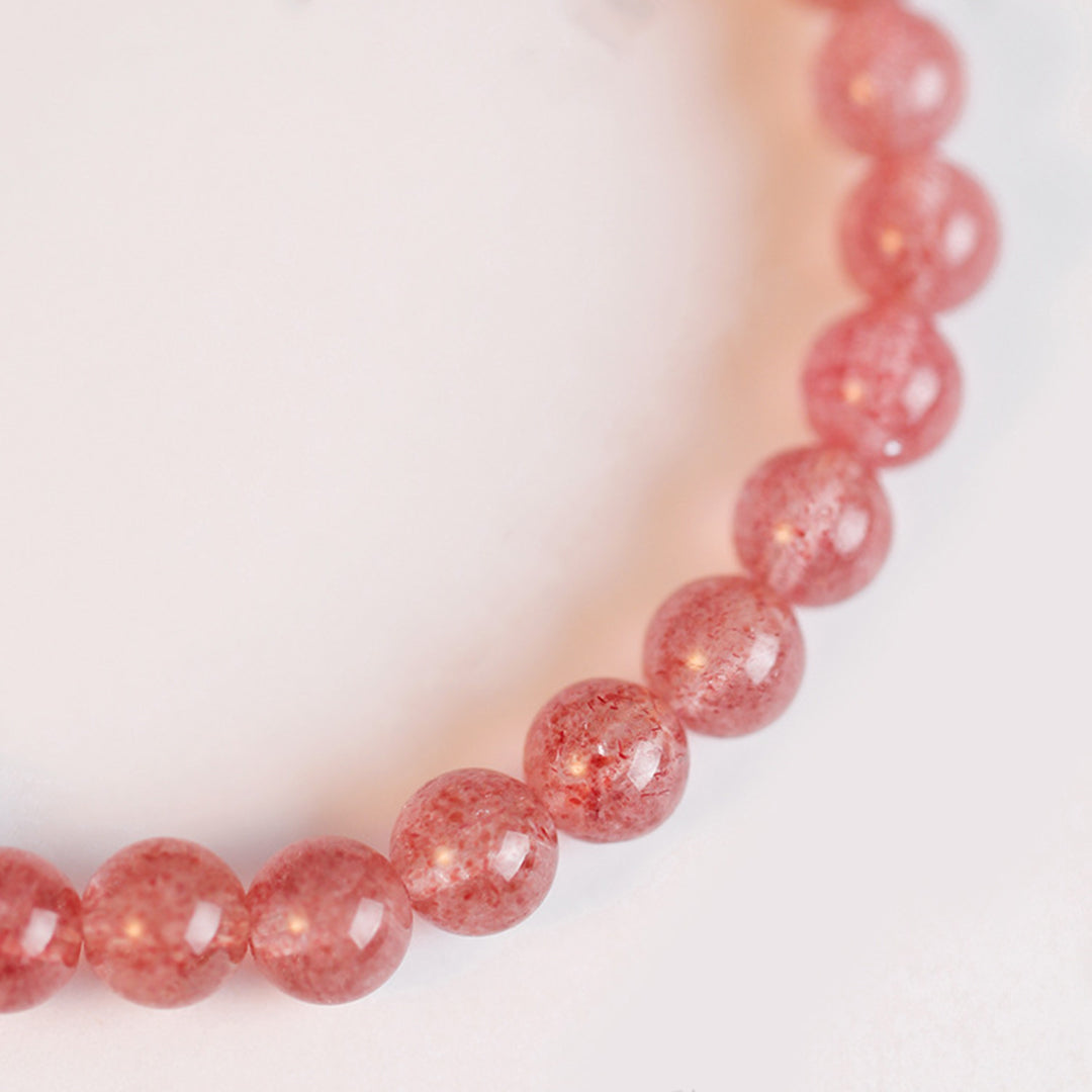 Strawberry crystal bracelet
