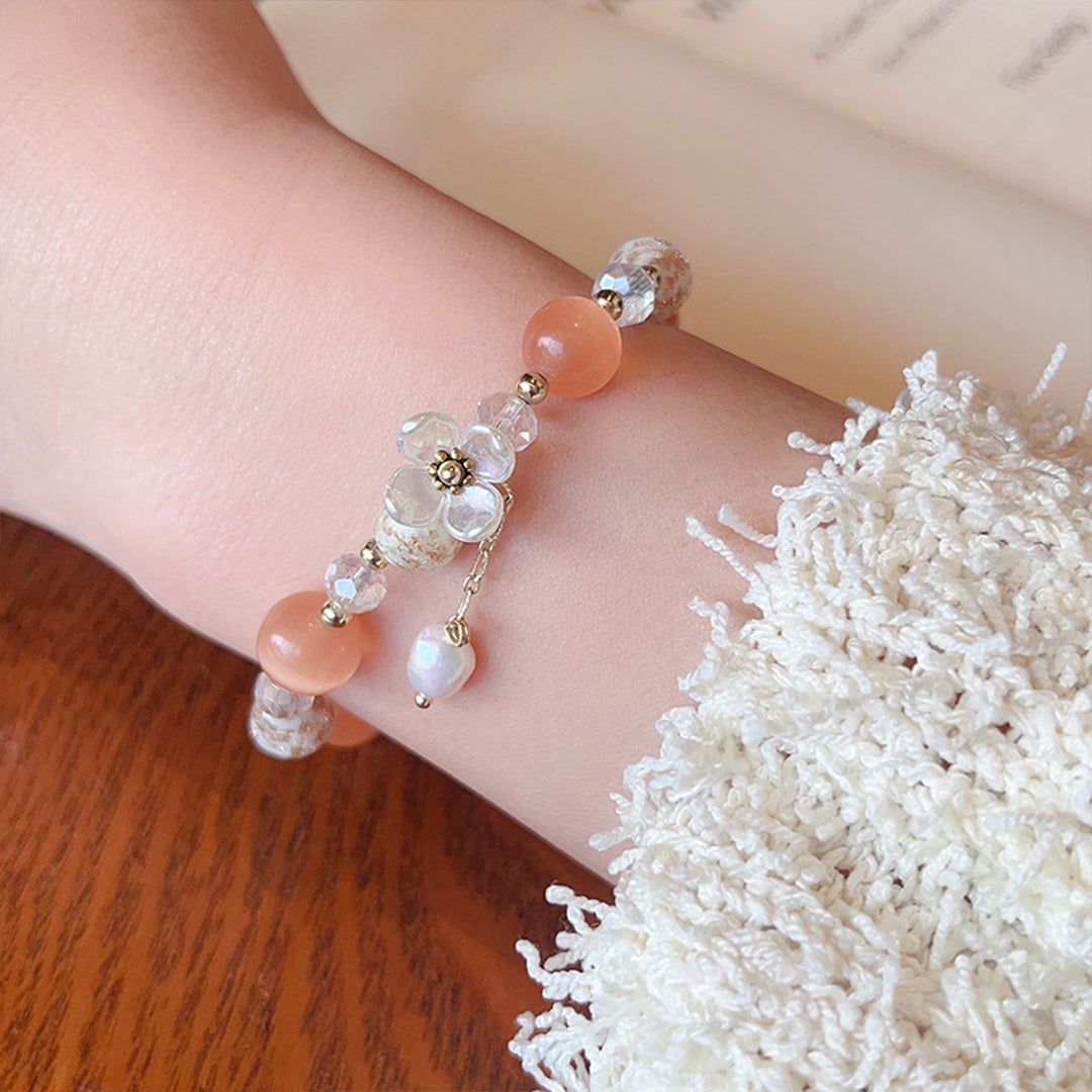 Crystal Fresh Flower Bracelet