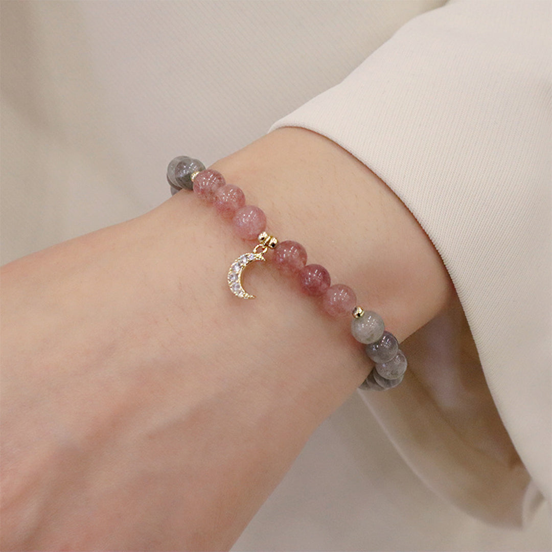 Natural Crystal Strawberry Crystal Bracelet