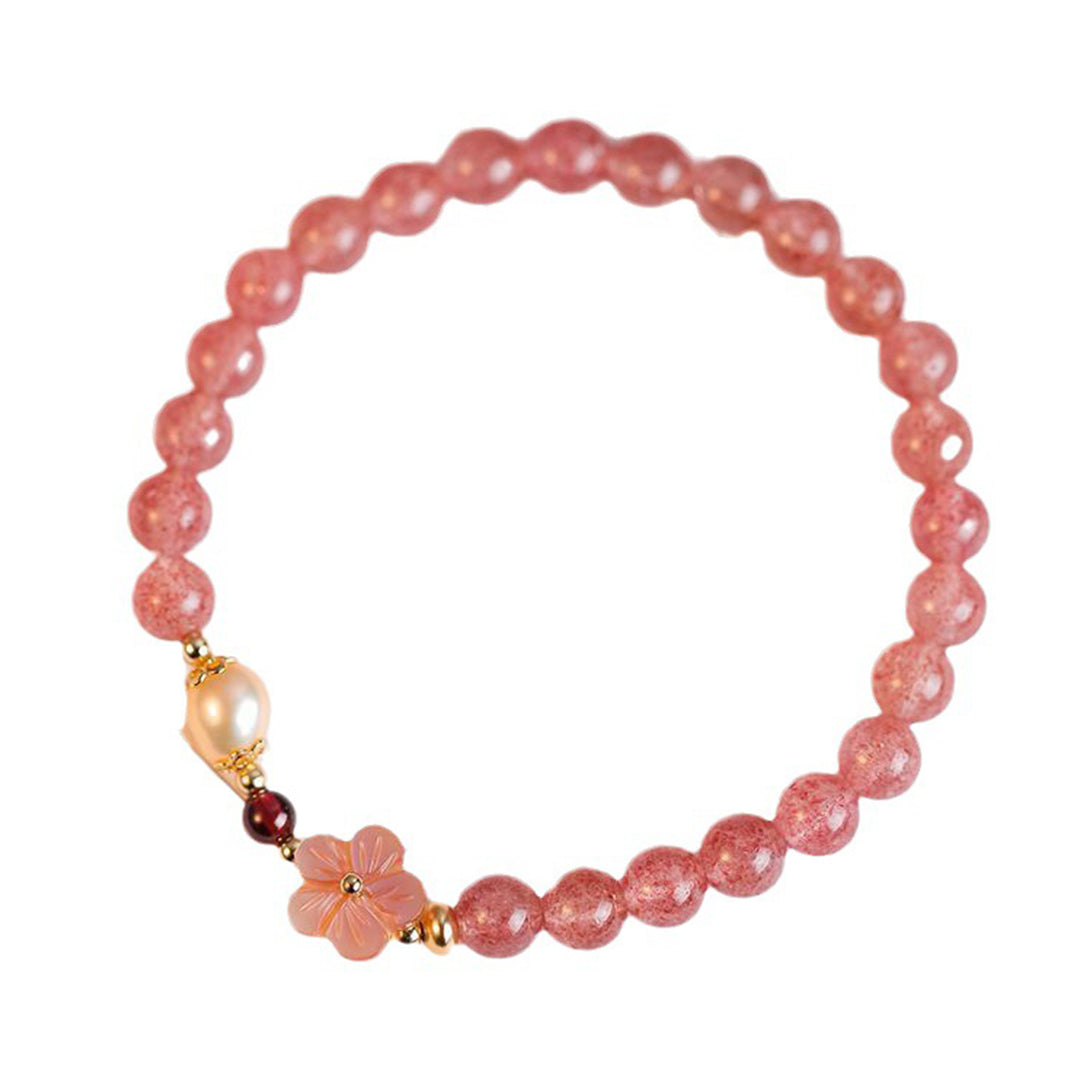 Strawberry crystal bracelet