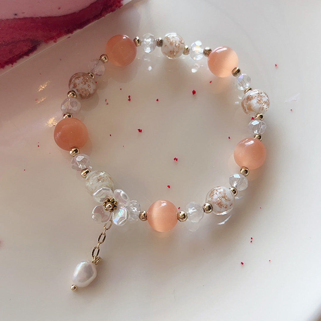 Crystal Fresh Flower Bracelet