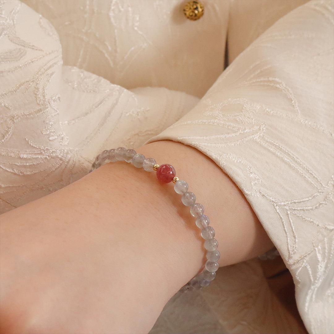 Natural Intense Moonstone Bracelet