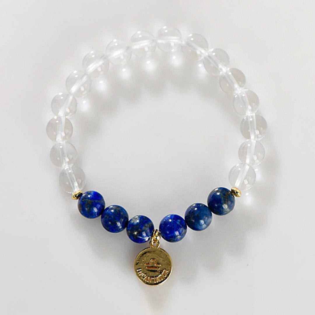 White Crystal Zodiac Bracelet