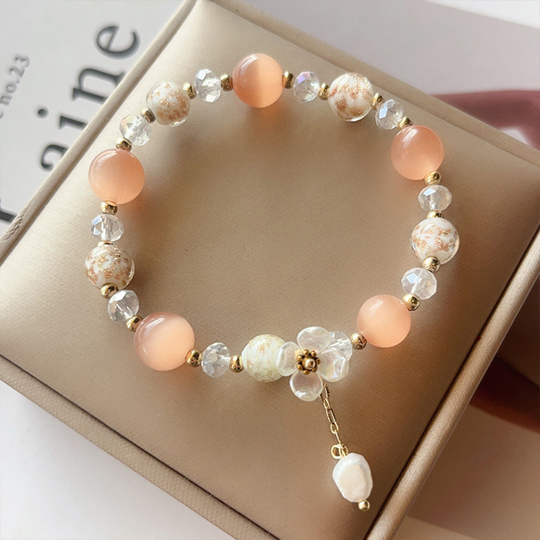 Crystal Fresh Flower Bracelet
