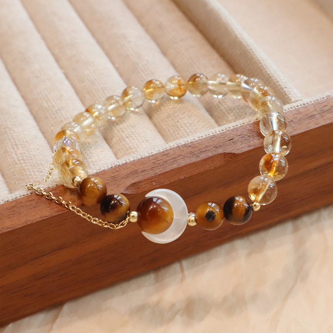 Natural crystal bracelet