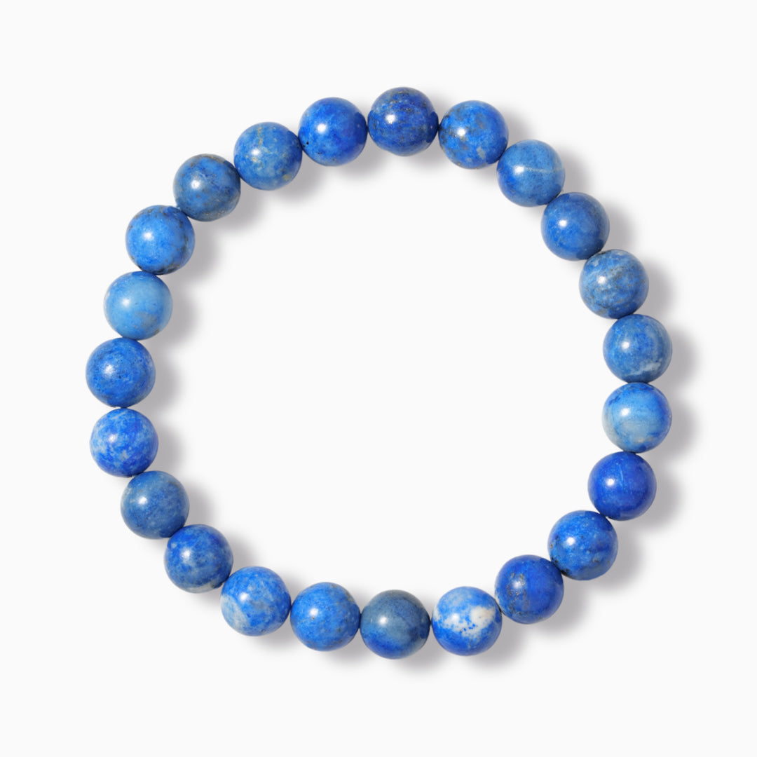 Lapis Lazuli Gemstone Beaded Bracelet