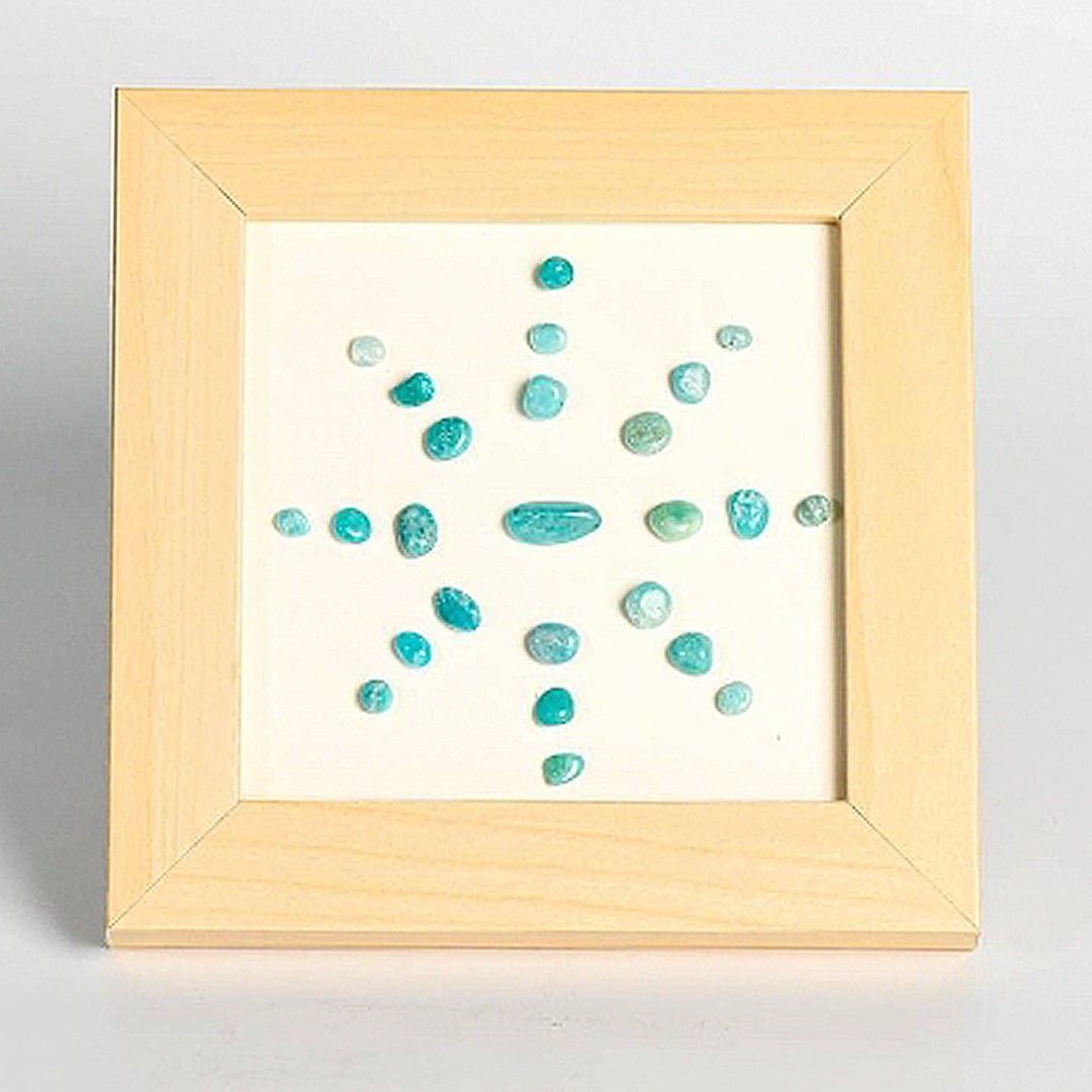Sunflower Crystal Crushed Stone Decorates The Picture Frame