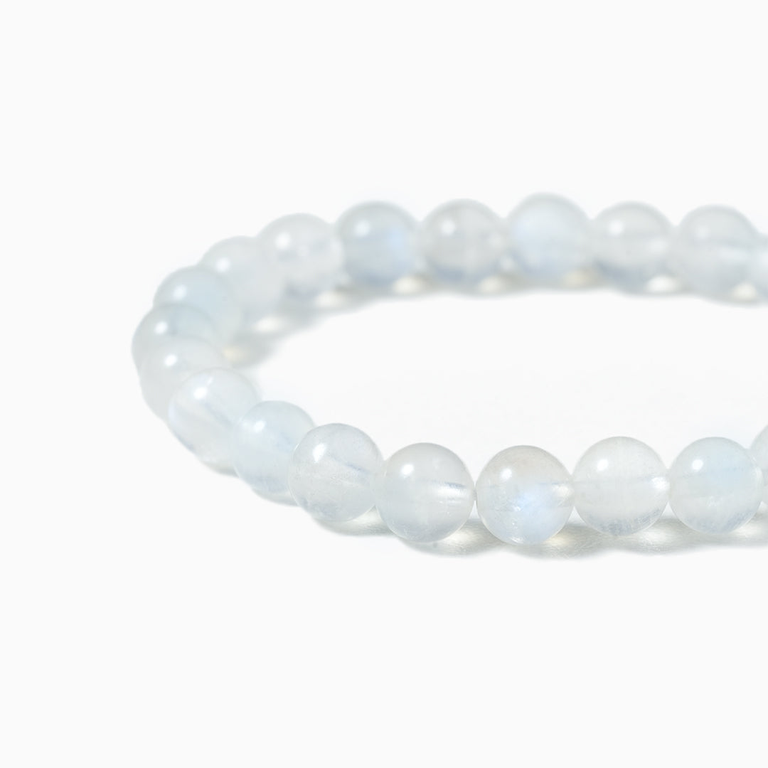 Moonstone Gemstone Beaded Bracelet
