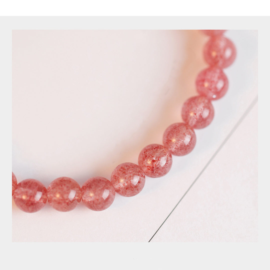Strawberry crystal bracelet