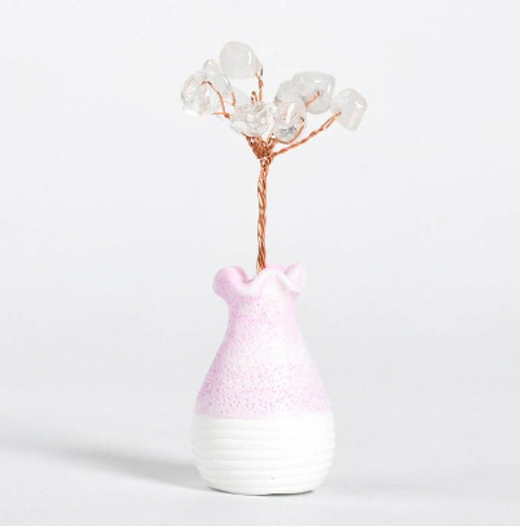 Vase-shaped crystal ornaments