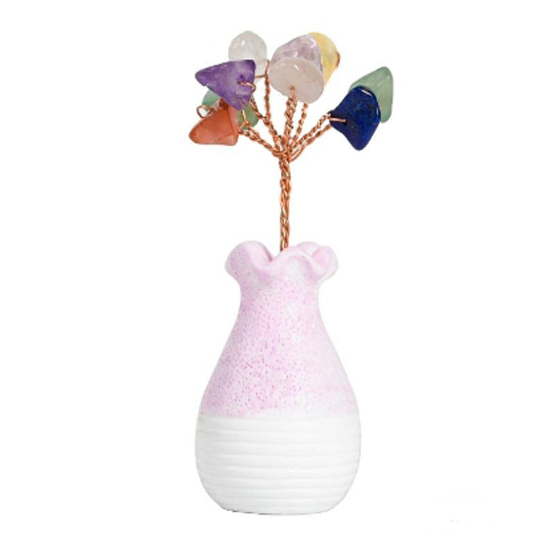 Vase-shaped crystal ornaments