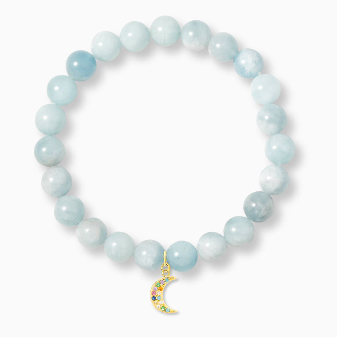 Aquamarine and Moon
