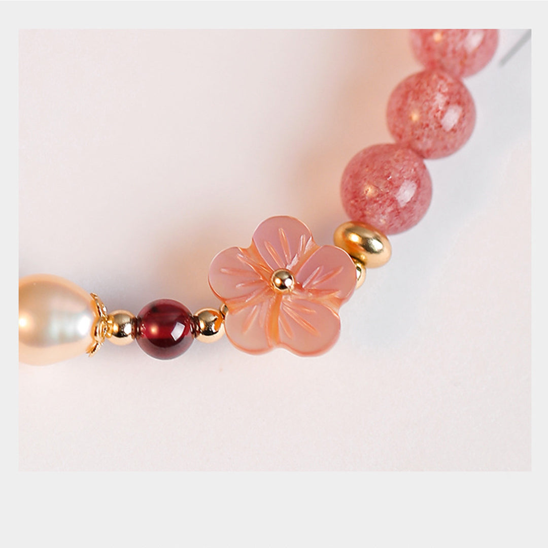 Strawberry crystal bracelet