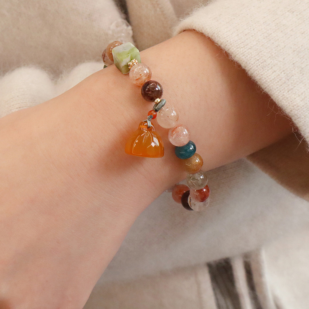 Natural crystal bracelet