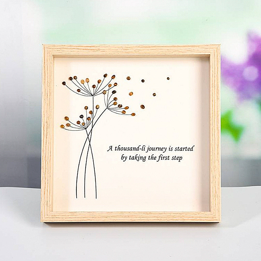 Dandelion Crystal Stone Photo Frame