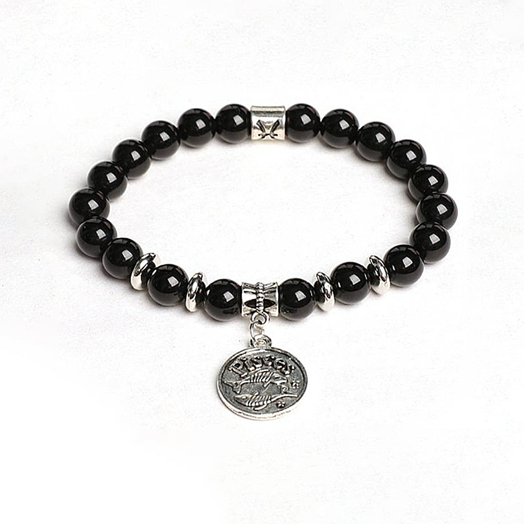 Obsidian Zodiac Bracelet