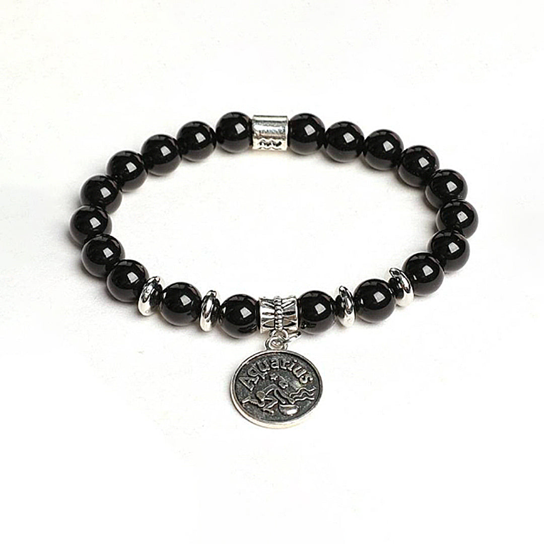 Obsidian Zodiac Bracelet
