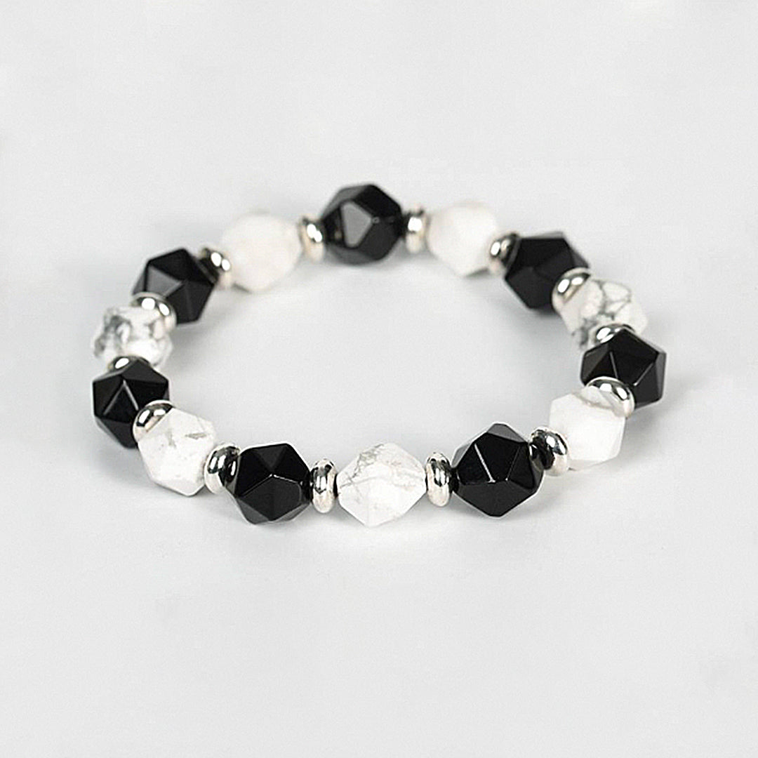 Faceted Double Gemstone Bracelet