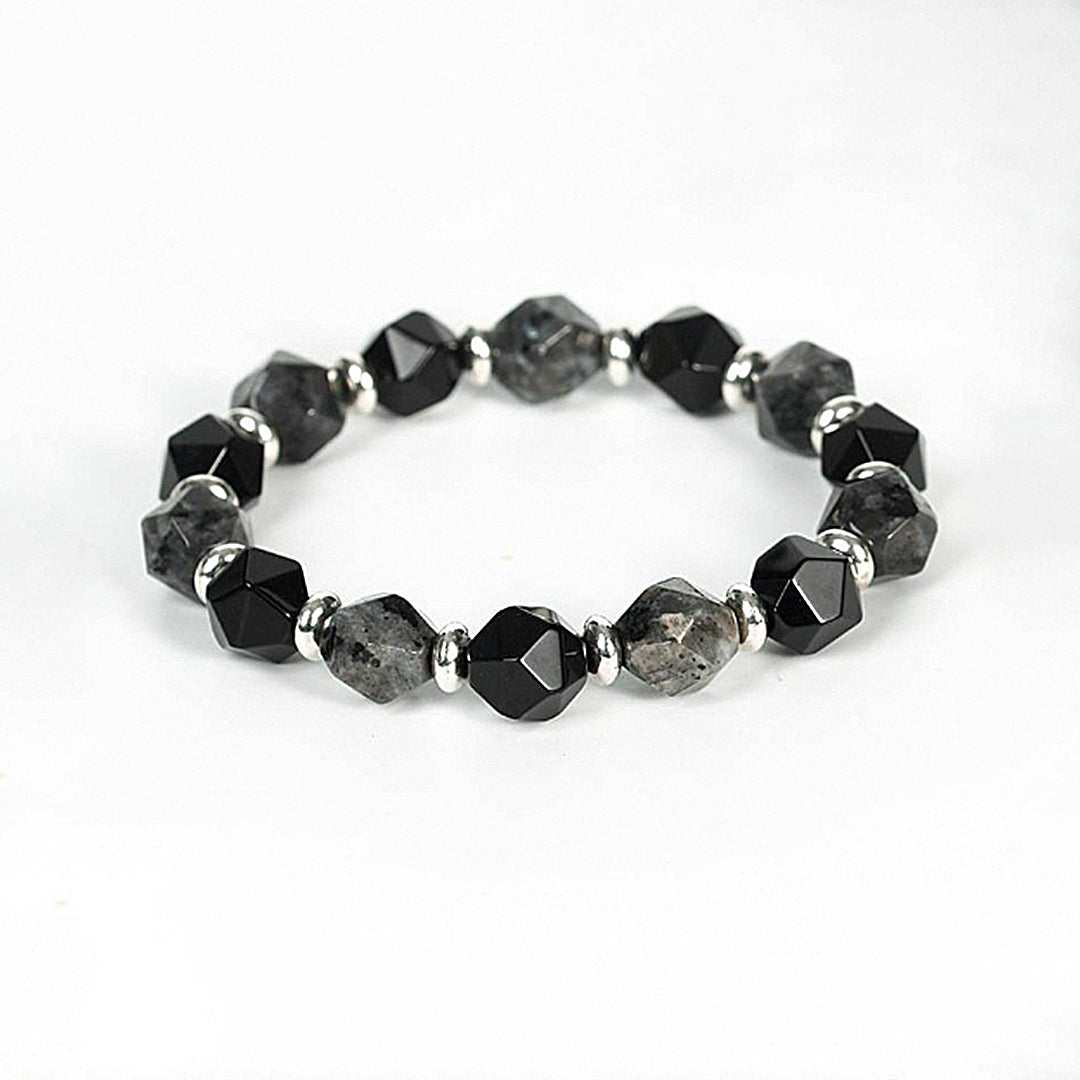Faceted Double Gemstone Bracelet