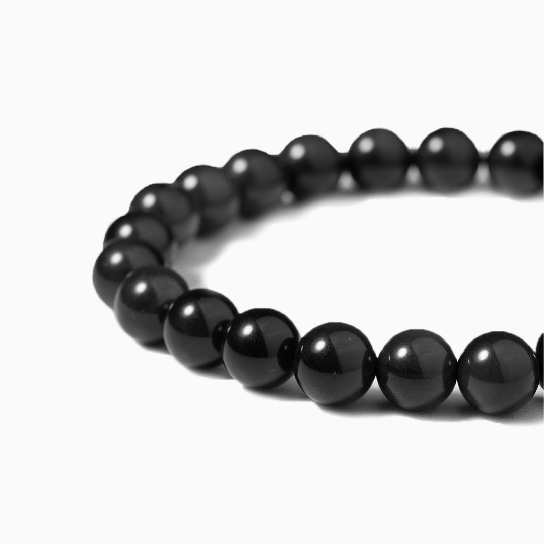 Obsidian Gemstone Beaded Bracelet