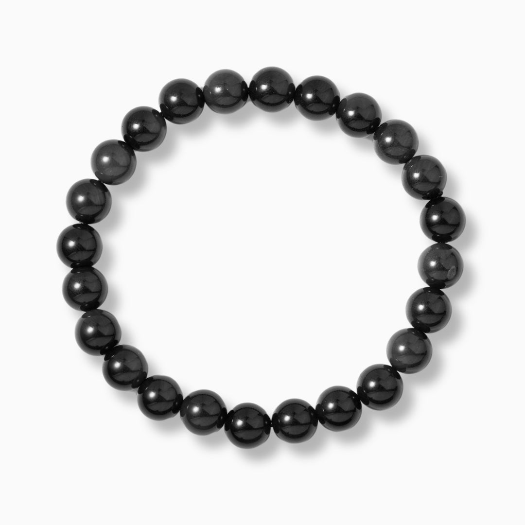 Obsidian Gemstone Beaded Bracelet