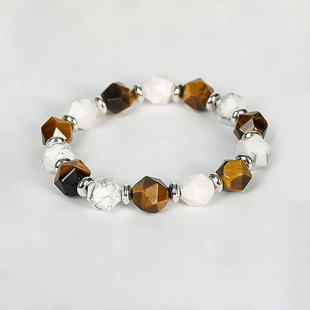 Faceted Double Gemstone Bracelet