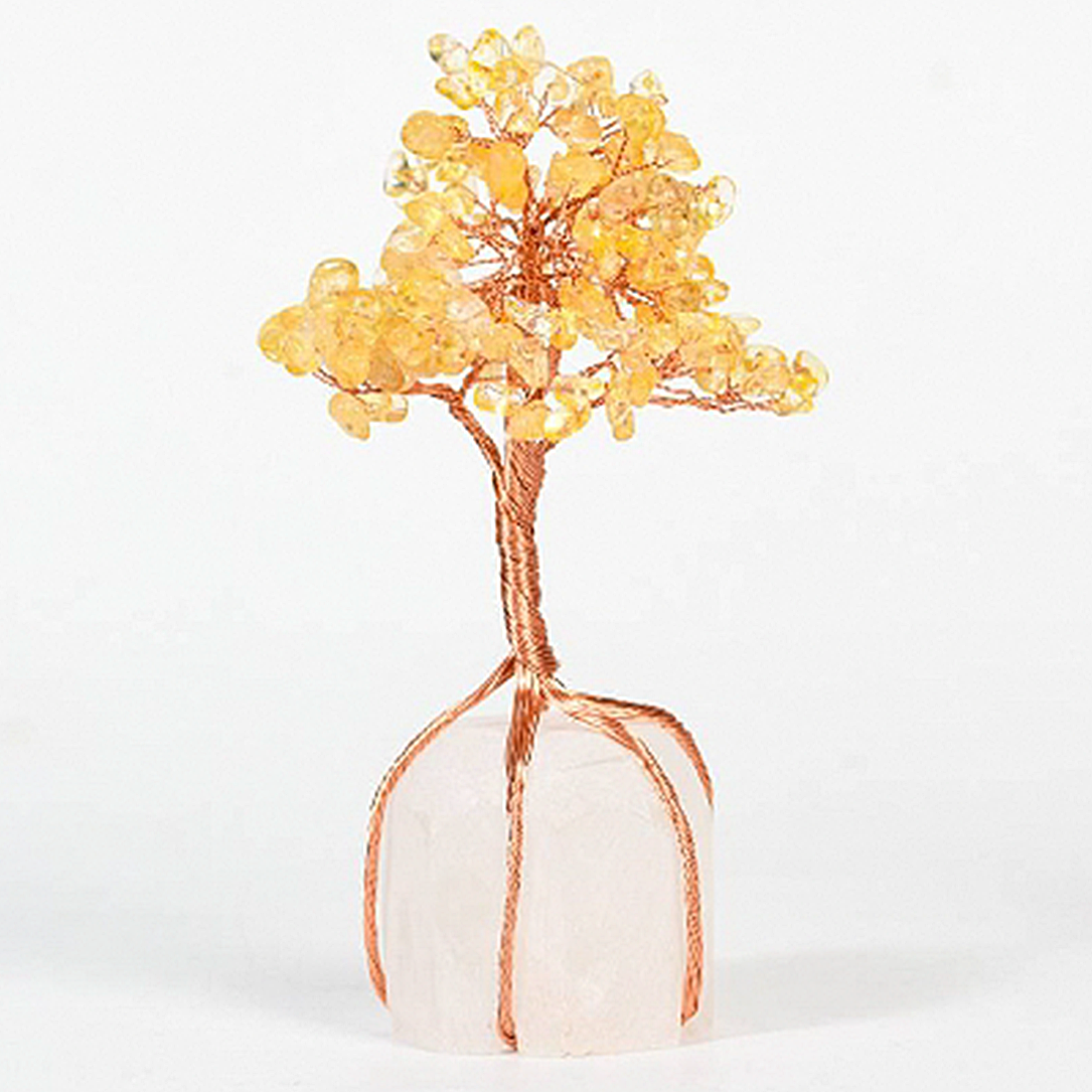 White crystal base crystal tree