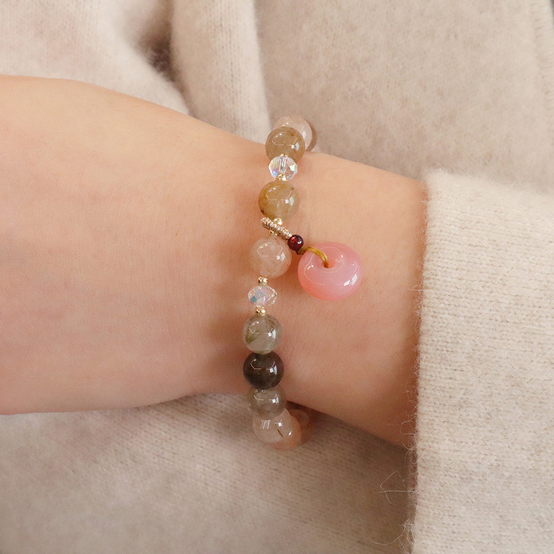 Natural crystal bracelet