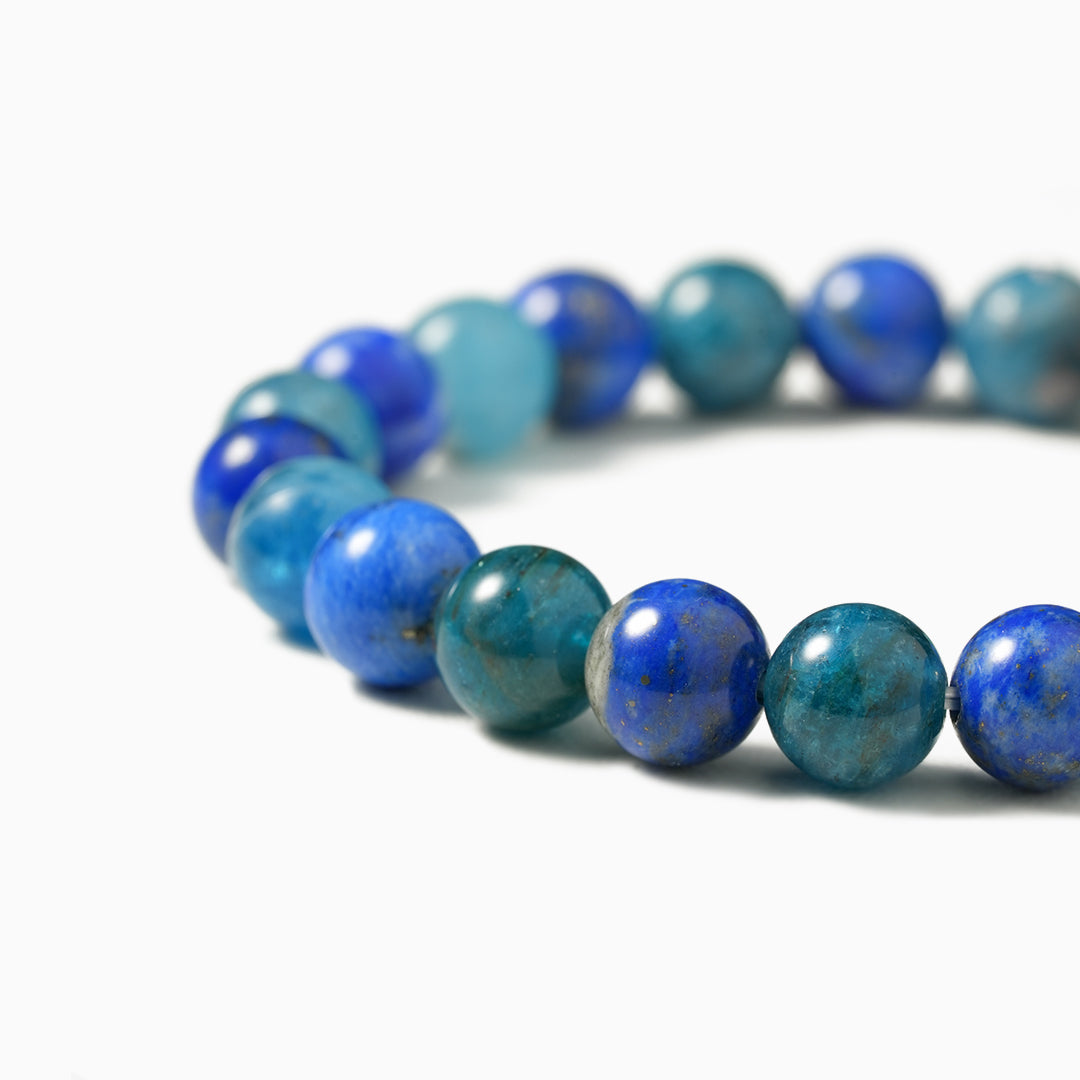 Apatite and Lapis Lazuli Harmony Bracelet