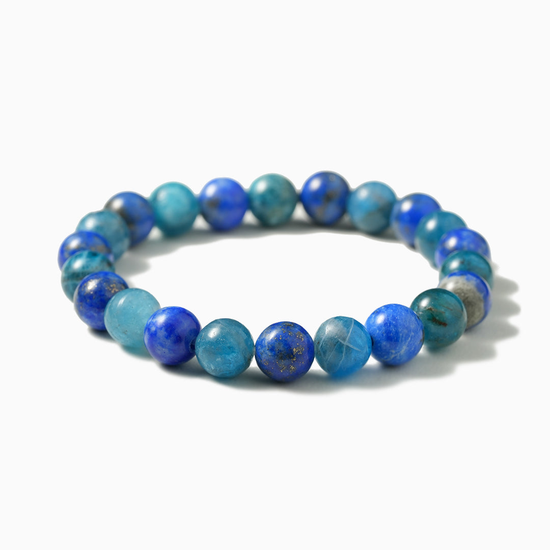 Apatite and Lapis Lazuli Harmony Bracelet