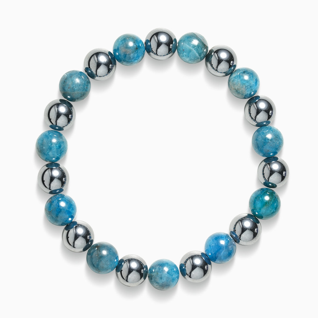 Apatite and Lapis Lazuli Radiance Bracelet