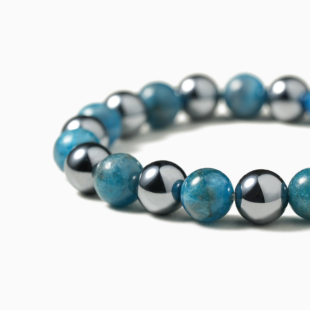 Apatite and Lapis Lazuli Radiance Bracelet