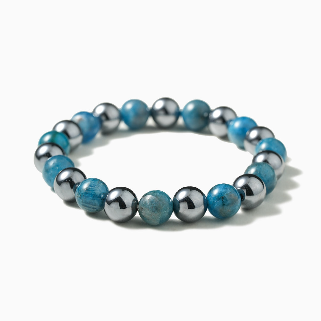 Apatite and Lapis Lazuli Radiance Bracelet