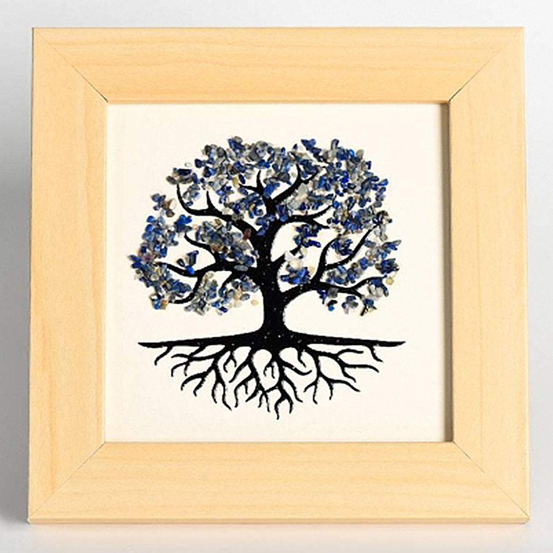 The Tree Of Life Vrystal Dtone Decorates The Picture Frame