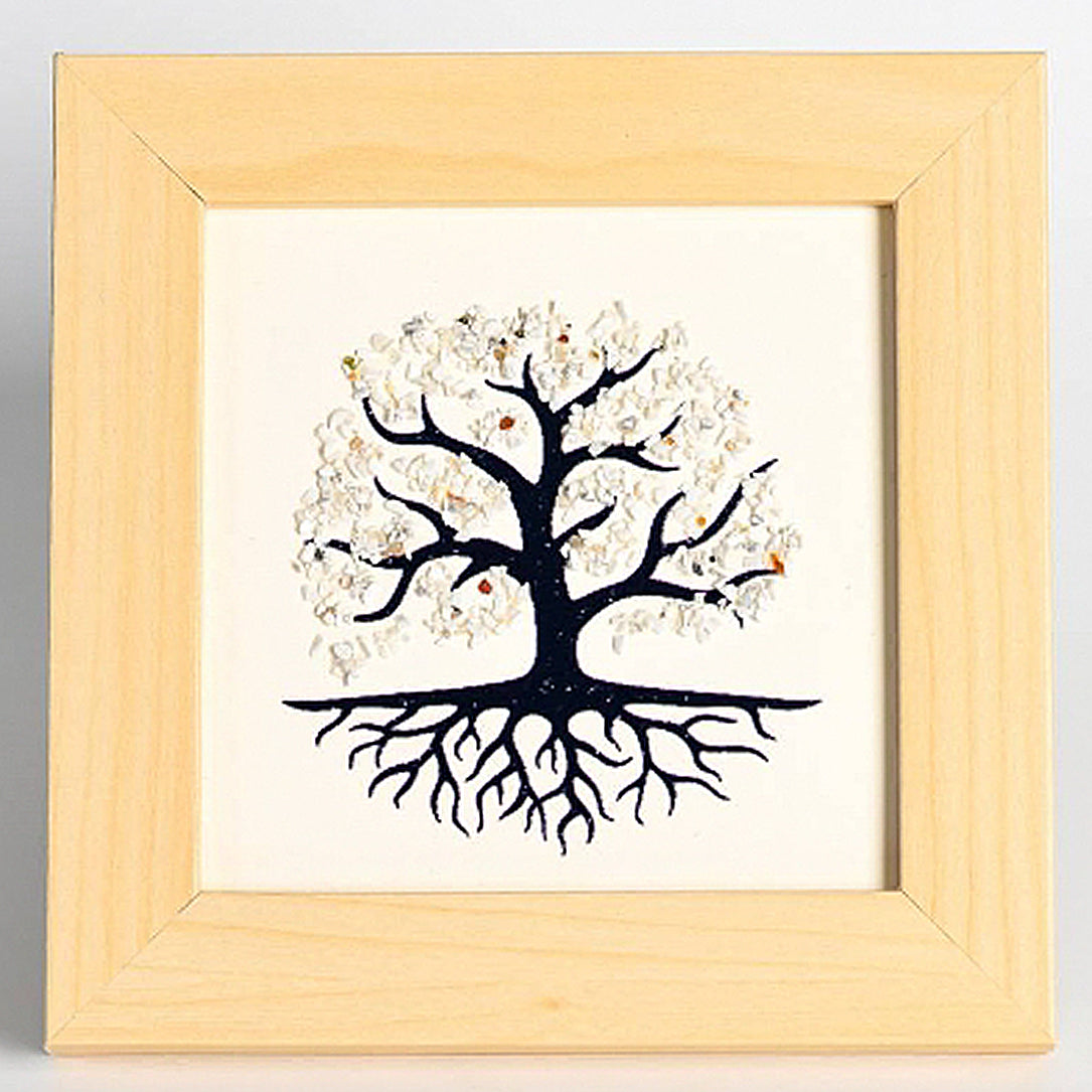 The Tree Of Life Vrystal Dtone Decorates The Picture Frame