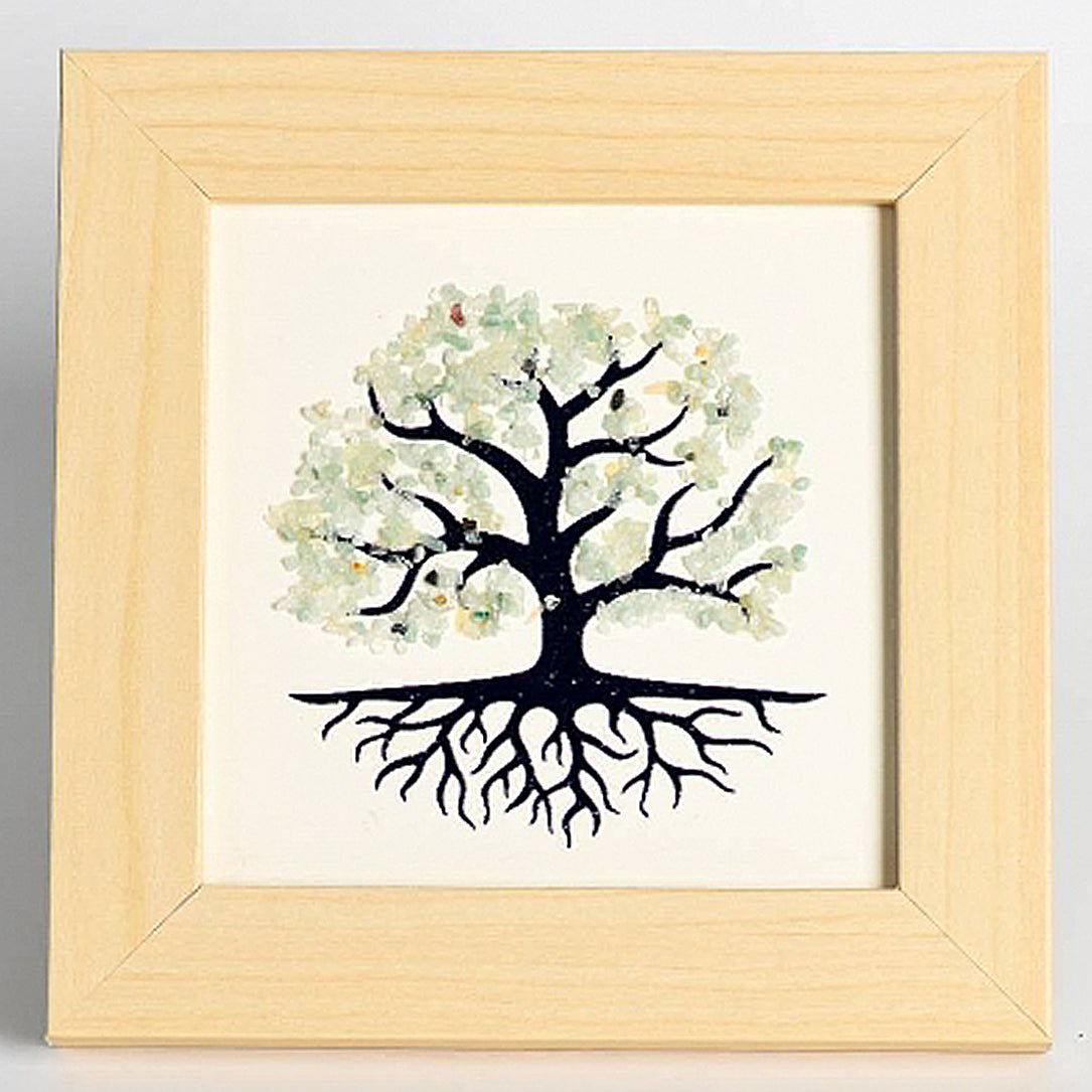 The Tree Of Life Vrystal Dtone Decorates The Picture Frame