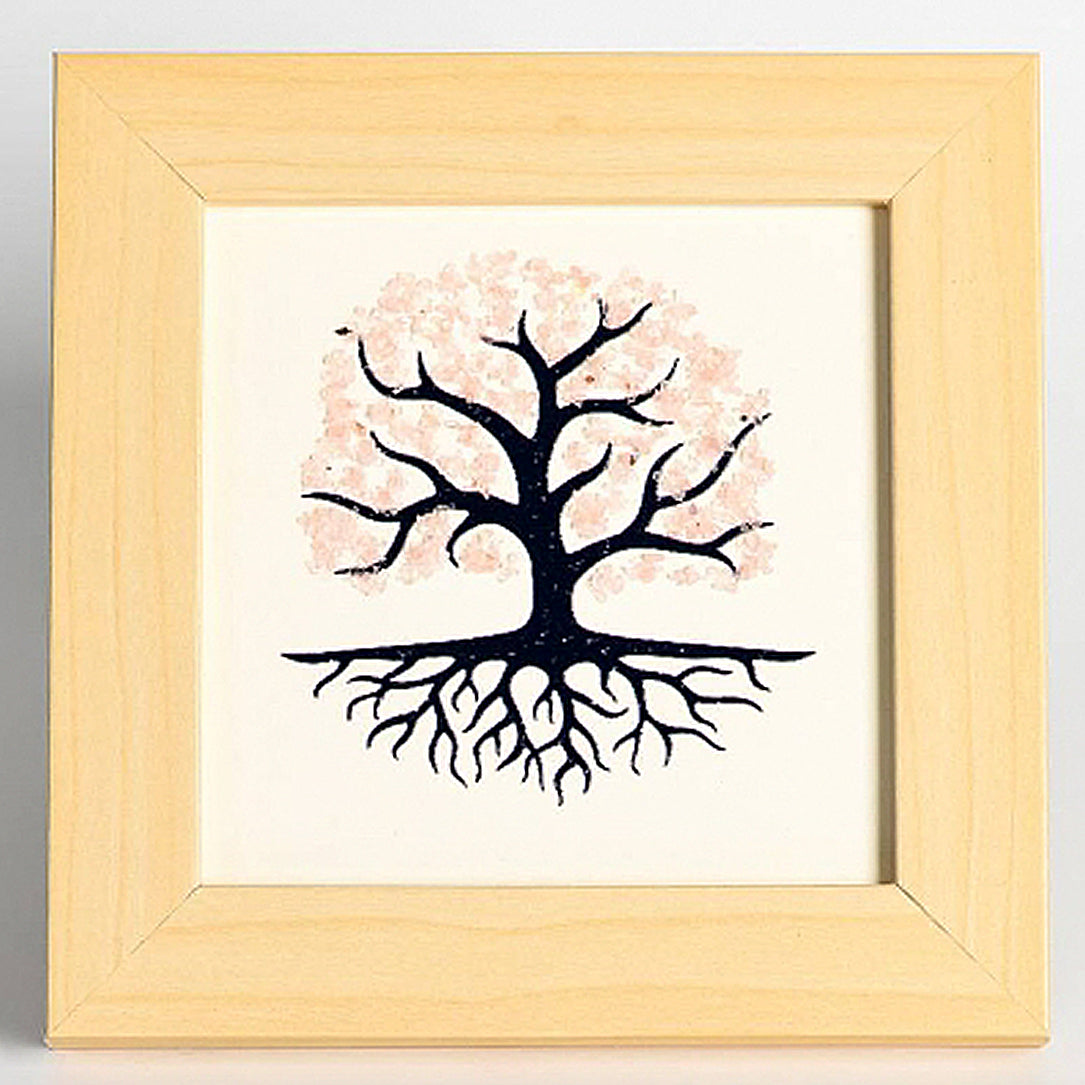 The Tree Of Life Vrystal Dtone Decorates The Picture Frame