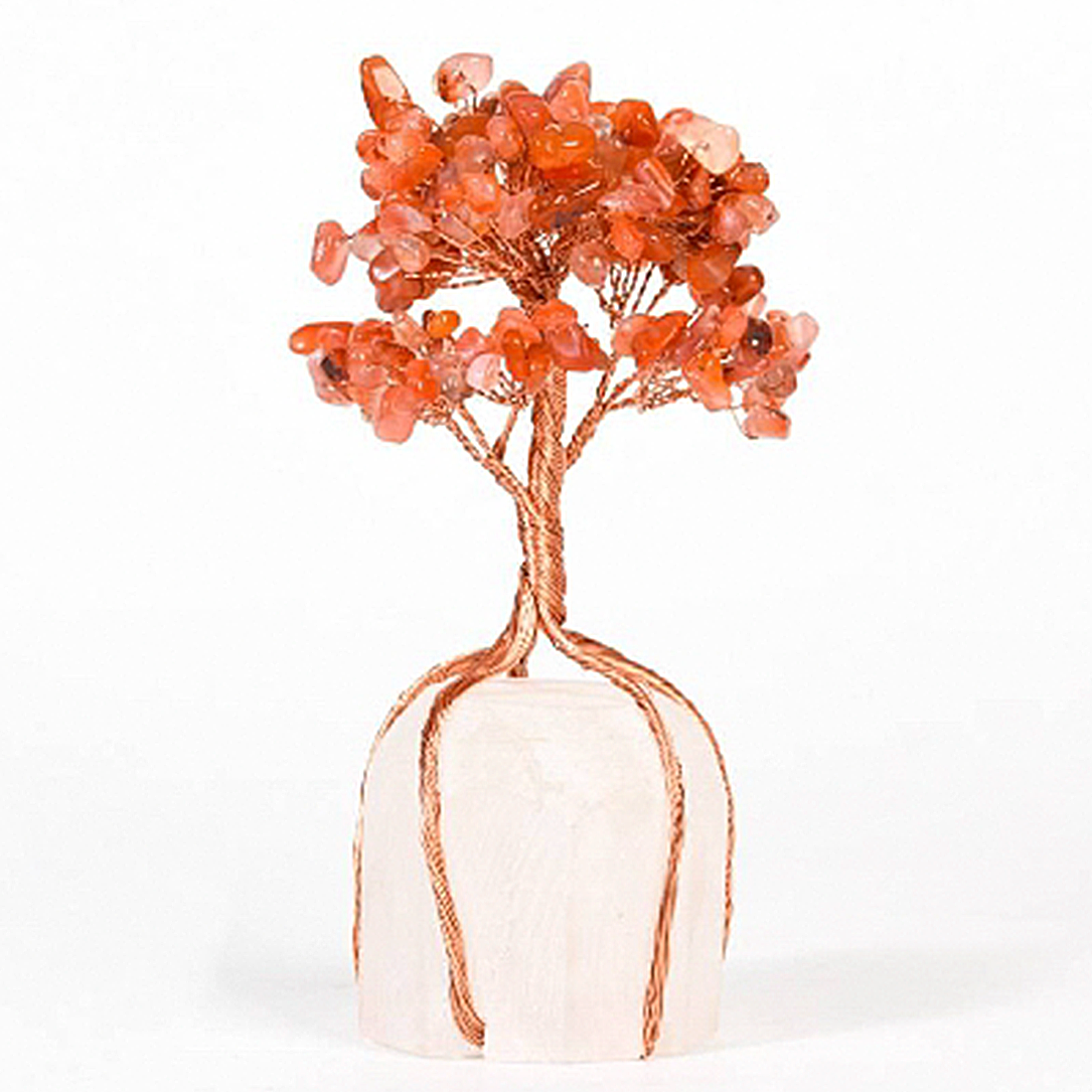 White crystal base crystal tree