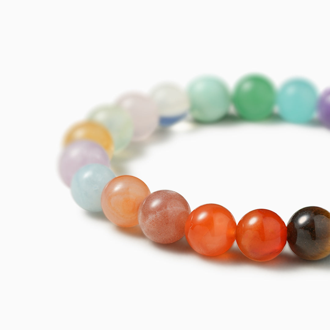 Rainbow Color Crystal Stone Bracelet