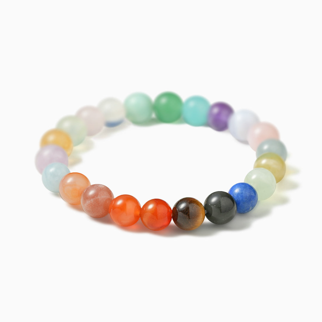 Rainbow Color Crystal Stone Bracelet