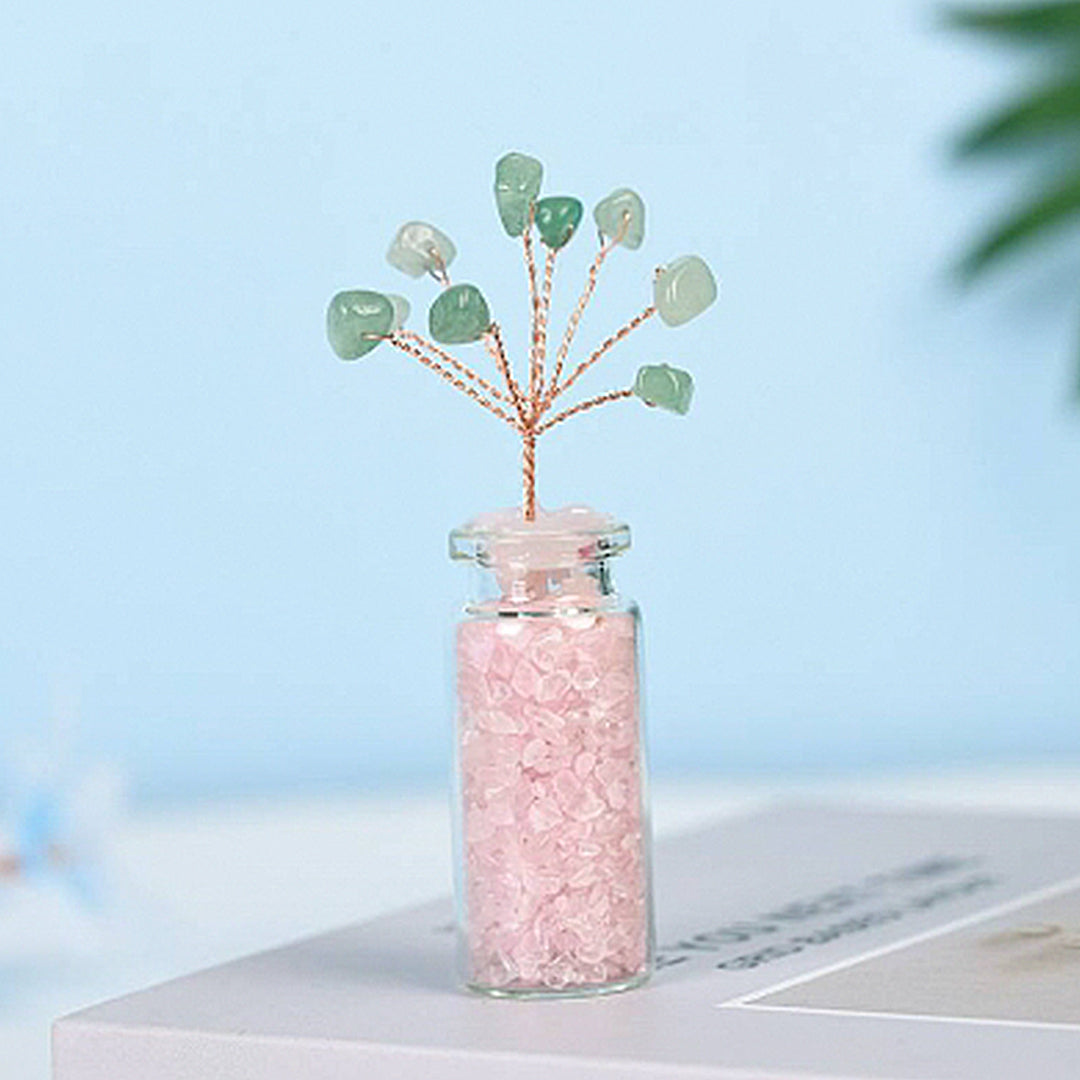 Wishing Bottle Shaped Crystal Tree Ornament