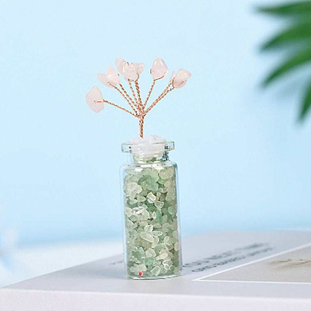 Wishing Bottle Shaped Crystal Tree Ornament